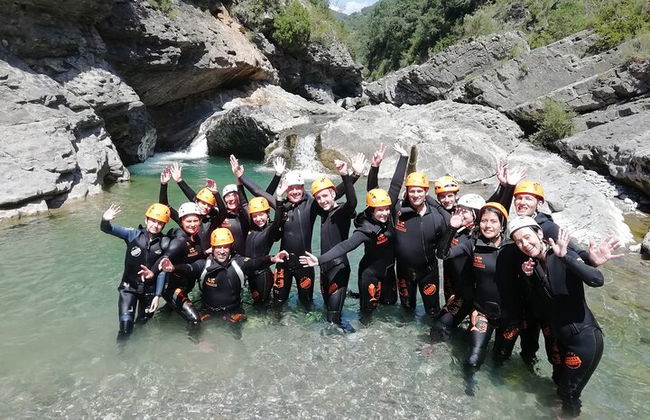 Canyoning-Entdeckung in Spanien in der Nähe von Saint-Lary-Soulan - Foto 1