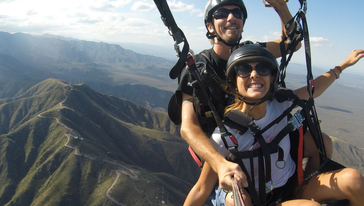 Volo su Mendoza in parapendio