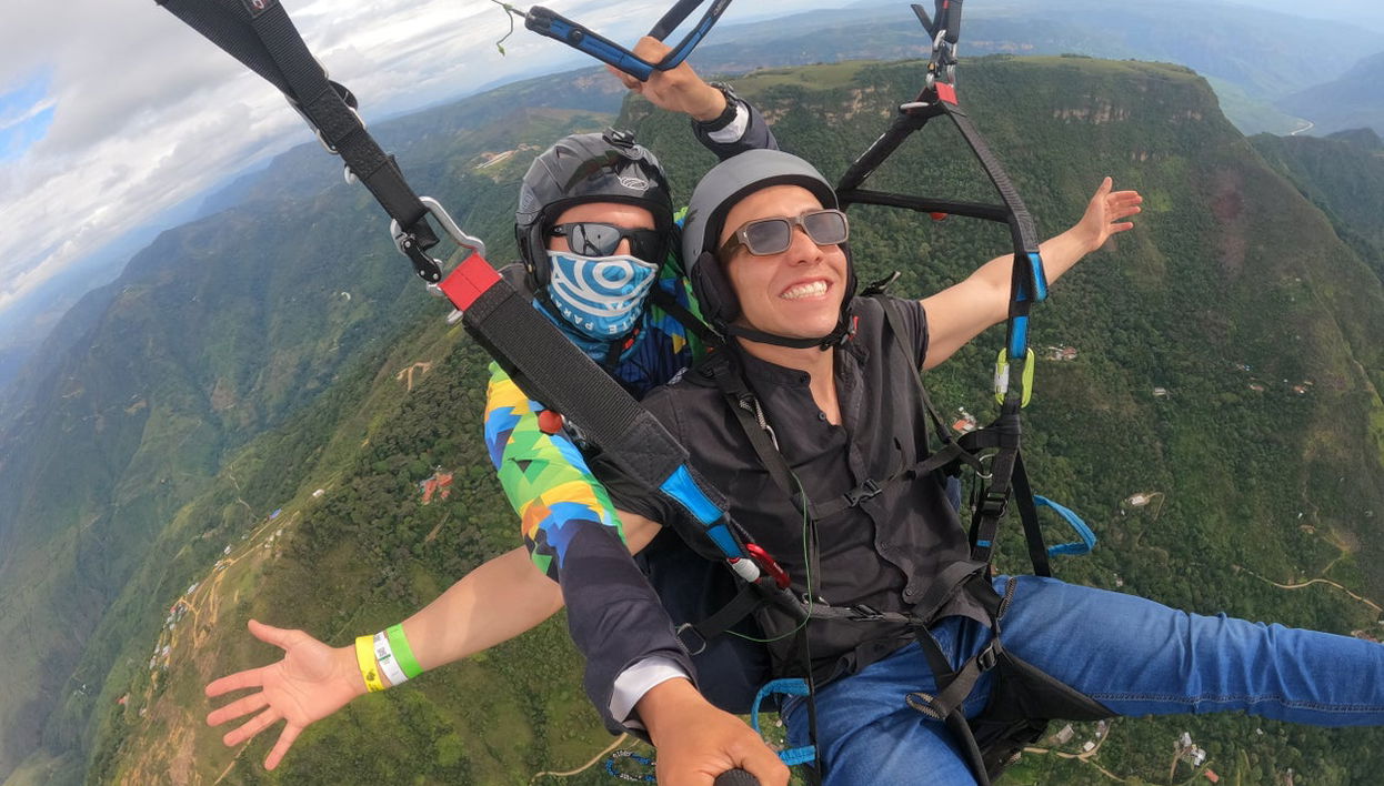 Chicamocha Canyon Paragliding Flight - Photo 1