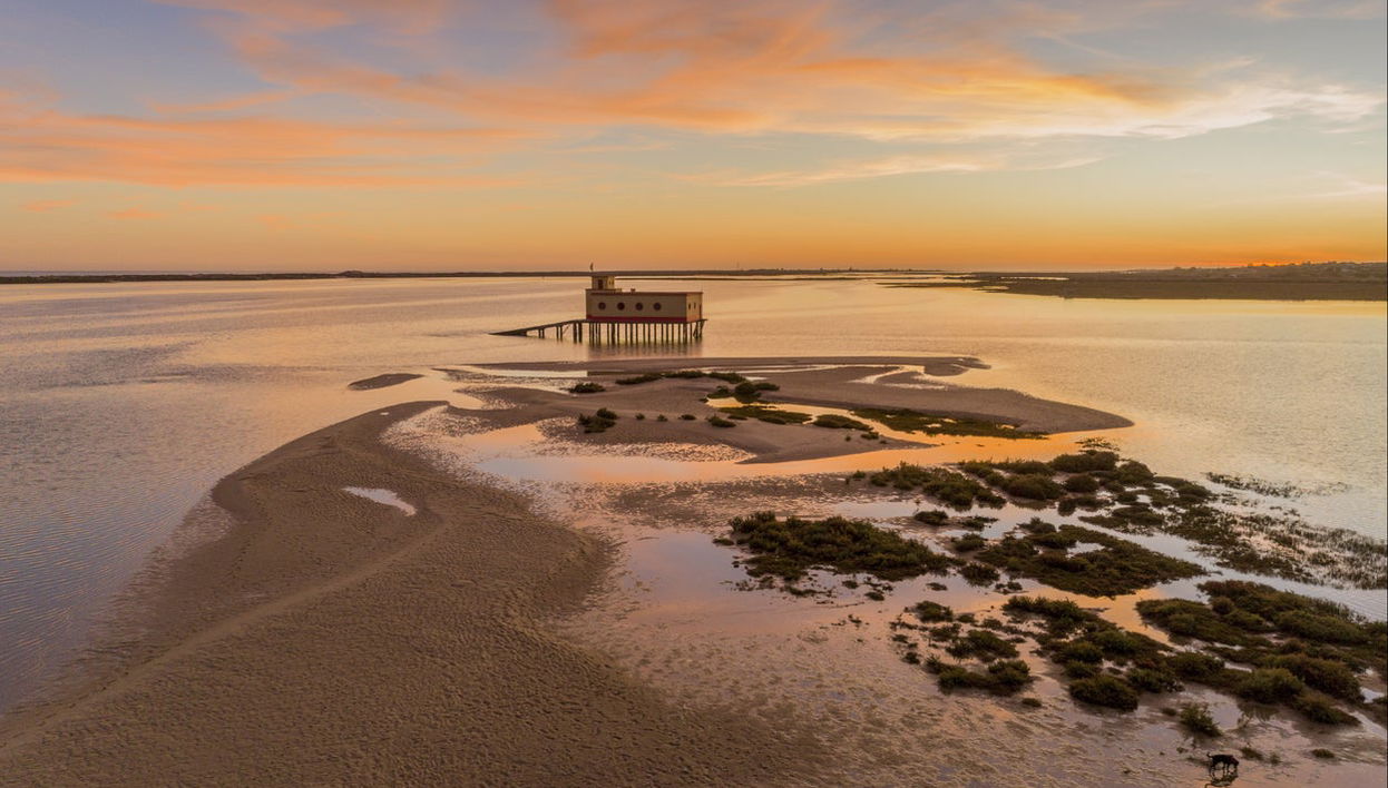 Paseo en barco por la Ría Formosa al atardecer - Foto 1
