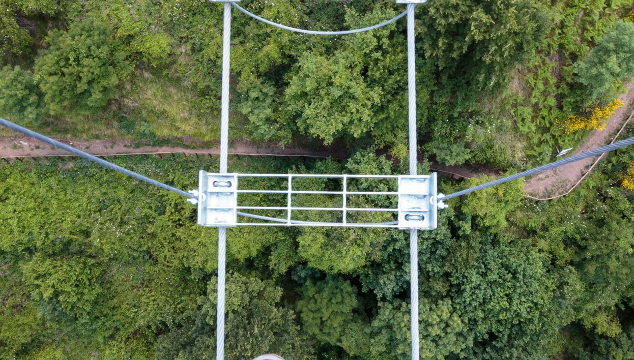 Tibetan Bridge at Baños de Agua Santa Trip