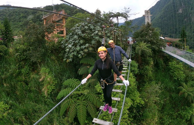 Pont tibétain de Baños de Agua Santa - Photo 4