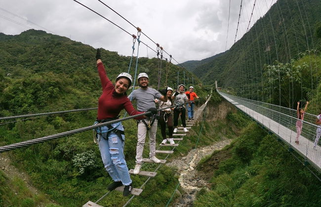 Pont tibétain de Baños de Agua Santa - Photo 5