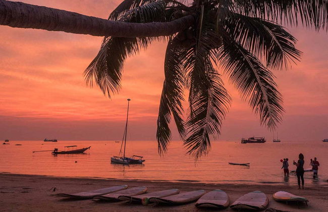 Paddle au coucher de soleil - Photo 2