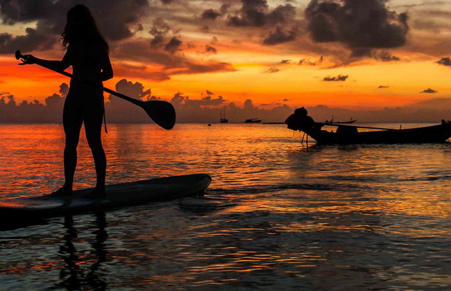 Paddle au coucher de soleil - Photo 7