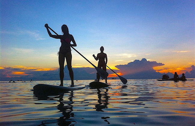 Paddle au coucher de soleil - Photo 4