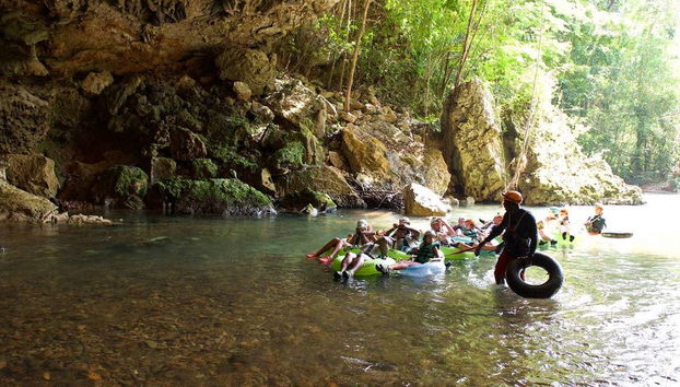 Tirolina y cave tubing en el Parque Jaguar Paw - Foto 2