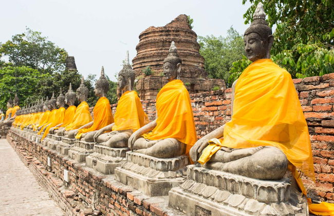 Railway Market, Floating Market, & Ayutthaya Ruins Day Trip - Photo 7