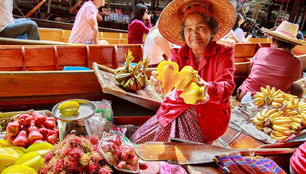 Railway Market, Floating Market, & Ayutthaya Ruins Day Trip - Photo 3
