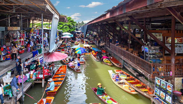 Railway Market, Floating Market, & Ayutthaya Ruins Day Trip - Photo 2
