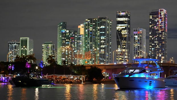 Balade en bateau de nuit à Miami - Photo 3