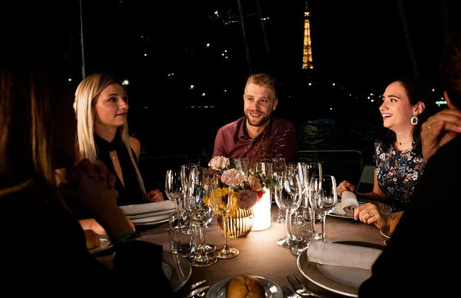 Croisière sur la Seine depuis la tour Eiffel + Dîner - Photo 3