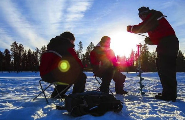 Pesca no gelo em Kittilä - Foto 2