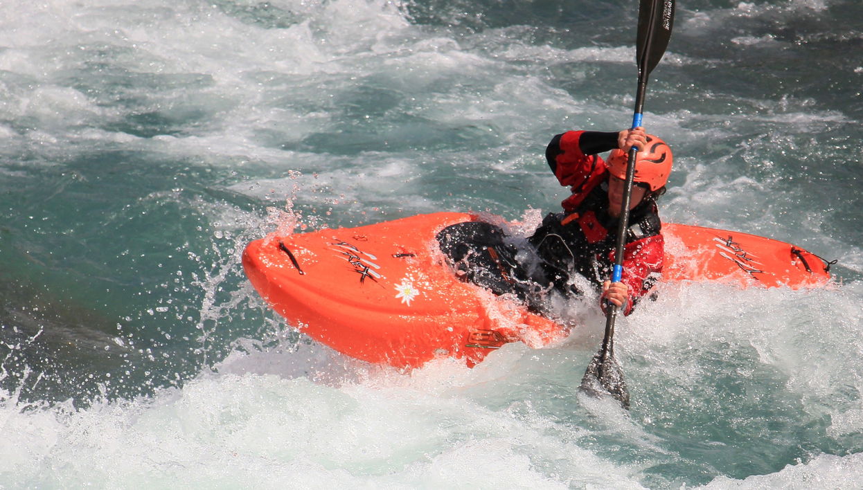 Corso di kayak al fiume Espolón