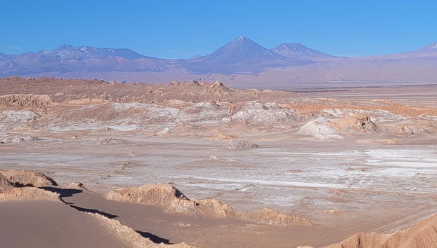Panoramic view of the Salt Mountains