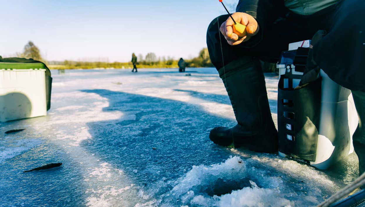 Pêche sur glace à Levi - Photo 1