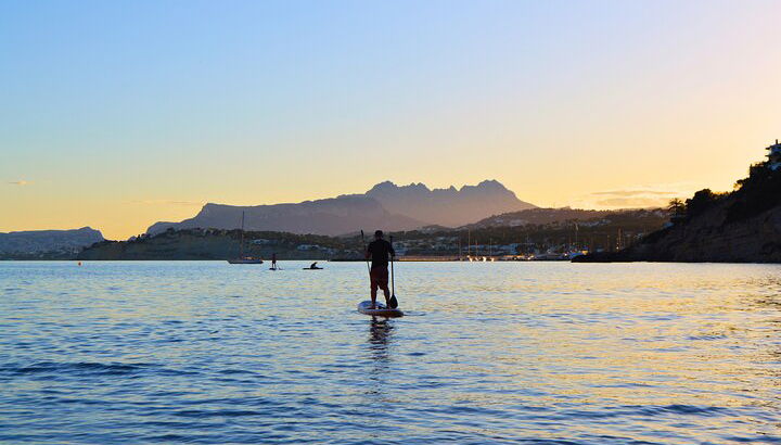Paddle-Surf-Verleih im Meer von Moraira - Foto 1