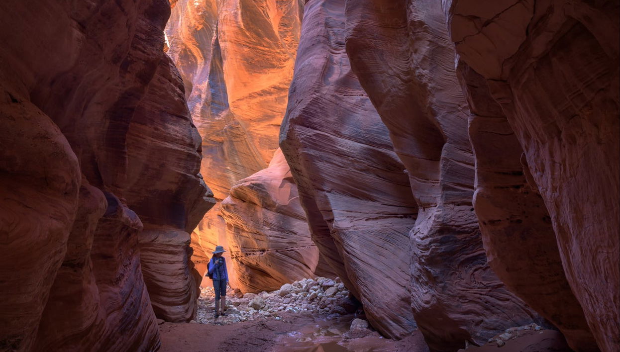 Hiking in Buckskin Gulch Canyon - Foto 1