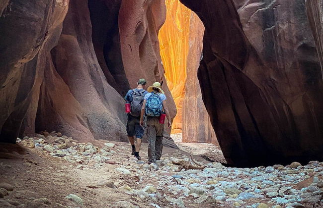 Hiking in Buckskin Gulch Canyon - Photo 6