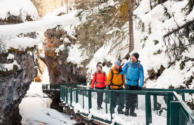 Excursión a las cascadas congeladas del Cañón Johnston - Foto 1
