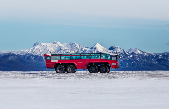 Balade en monster truck sur le glacier Langjökull - Photo 8