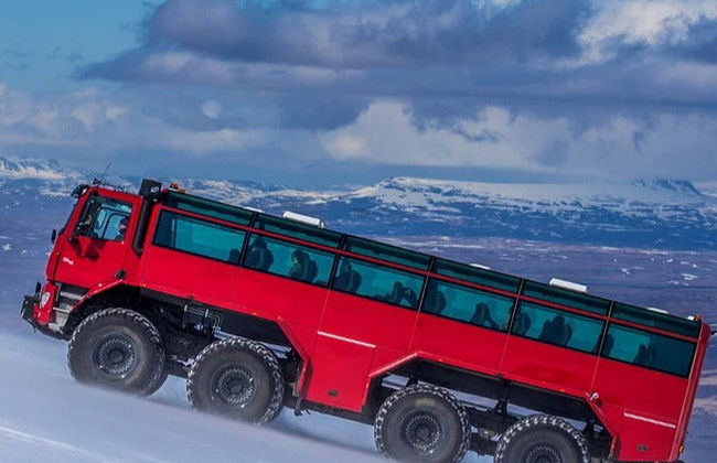 Balade en monster truck sur le glacier Langjökull - Photo 5