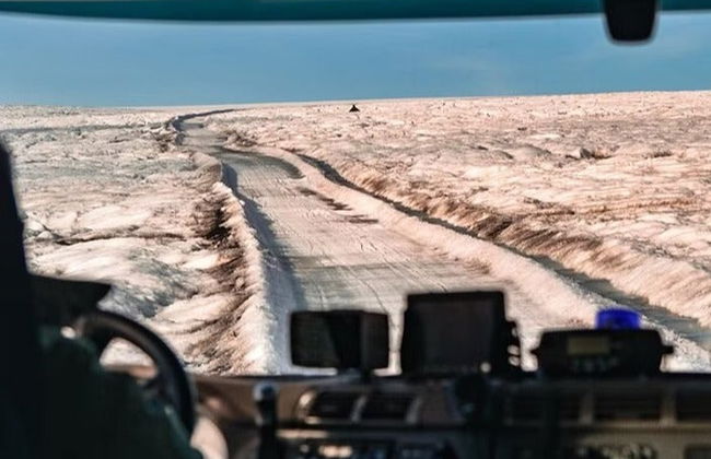 Balade en monster truck sur le glacier Langjökull - Photo 2