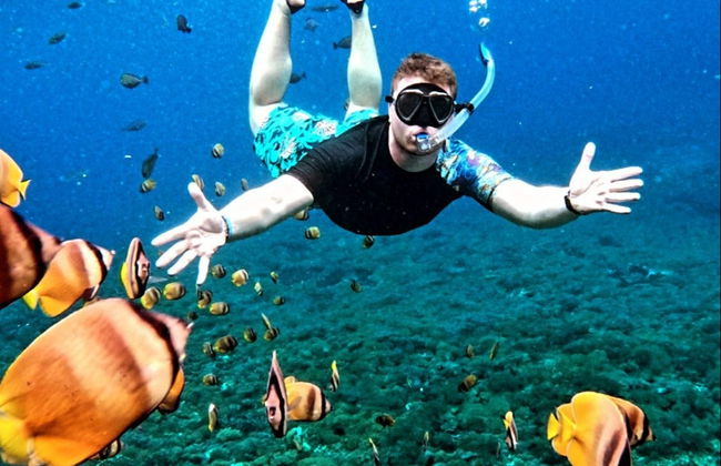 Snorkel con mantarrayas en Nusa Penida - Foto 4