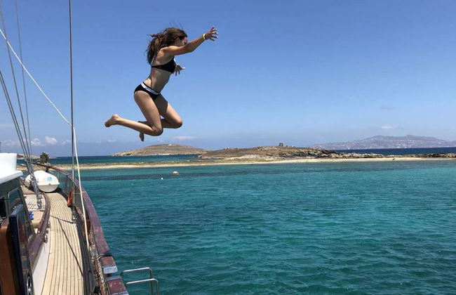 Snorkeling a Isola di Rhenia e visita al Sito Archeologico di Delos - Crociera di un giorno intero - Foto 3