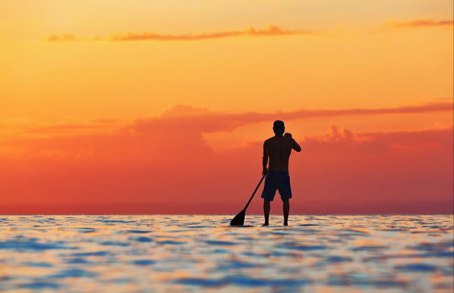 Paddle au coucher de soleil - Photo 6