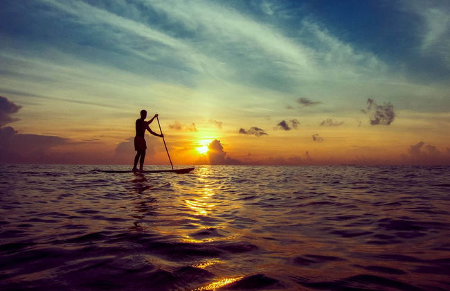 Paddle au coucher de soleil - Photo 2