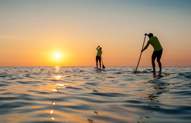 Paddle au coucher de soleil - Photo 7