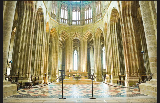 Ingresso da abadia do Mont Saint-Michel - Foto 3