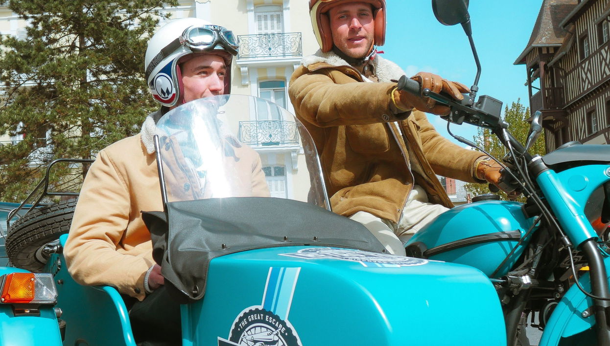 Tour privado de sidecar saindo de Trouville-sur-Mer