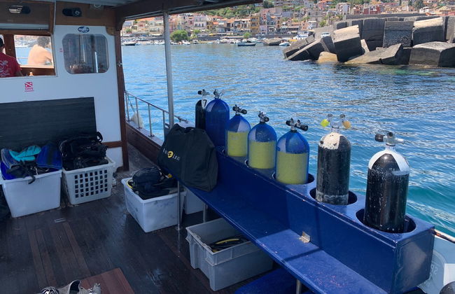 Plongée avec scooter aquatique à Aci Castello - Photo 4