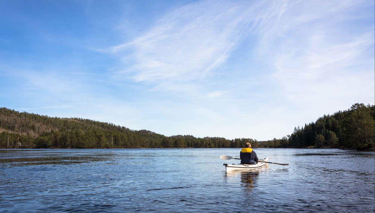 Guided Kayak Tour in Kaupanger - Foto 1