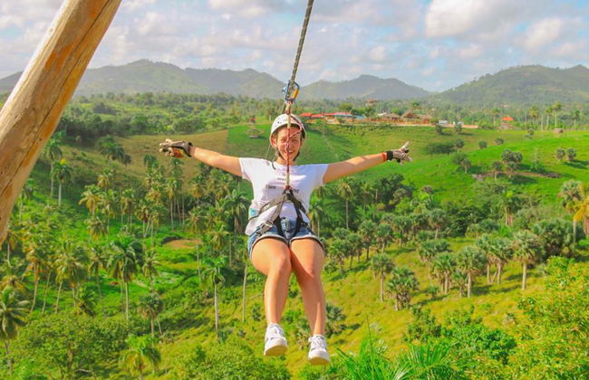 Spaßiger Zipline in Puerto Plata - Foto 1