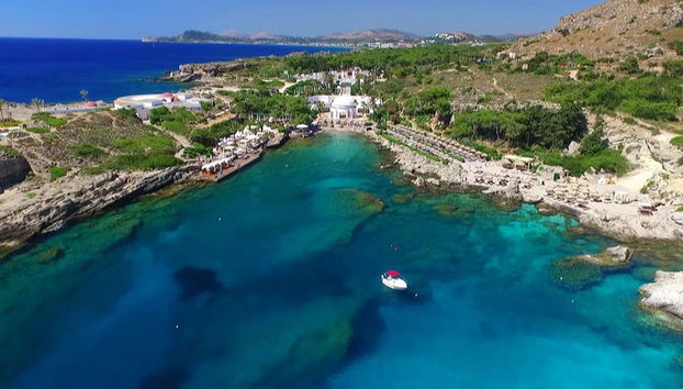 Catamarán por las playas de Rodas