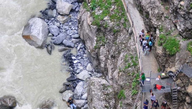 Bungee jumping no Glacier Canyon - Foto 3