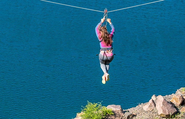Ziplining over the Potrerillos Reservoir - Photo 10