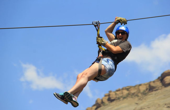 Ziplining over the Potrerillos Reservoir - Photo 6