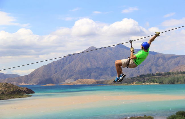 Ziplining over the Potrerillos Reservoir - Photo 2