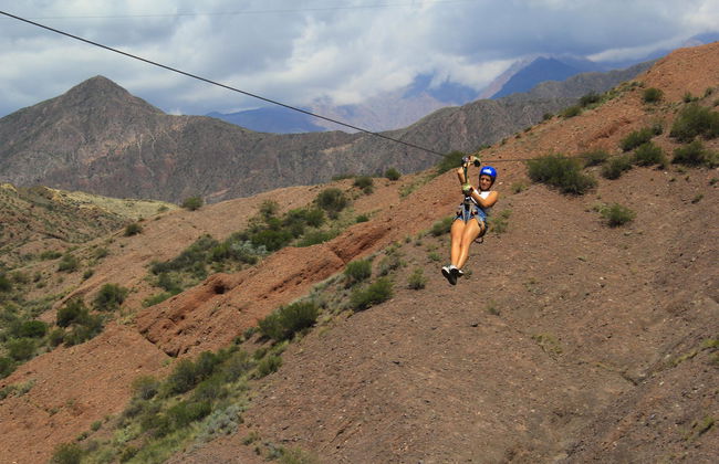 Ziplining over the Potrerillos Reservoir - Photo 7