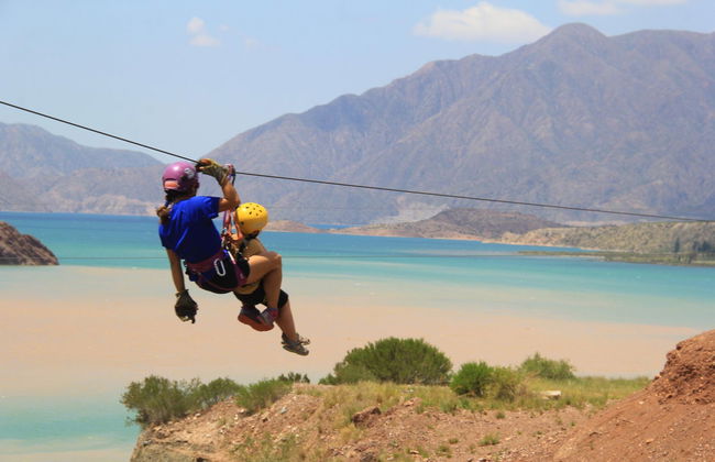 Ziplining over the Potrerillos Reservoir - Photo 9
