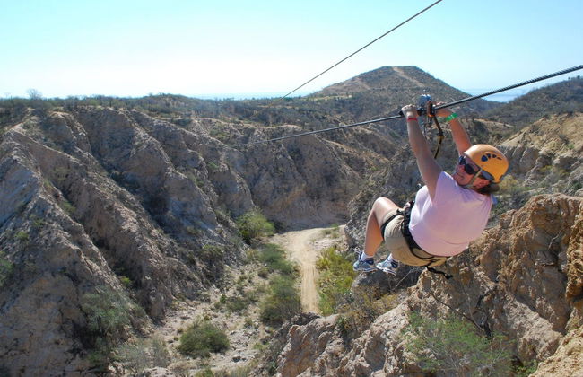 Ziplining over the Potrerillos Reservoir - Photo 3