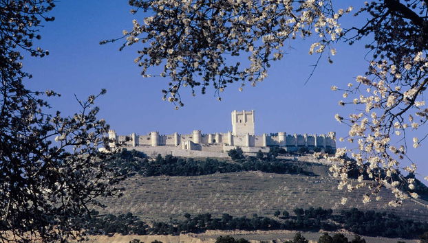 Panorámica del castillo de Peñafiel
