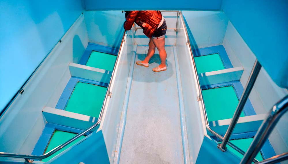 Paseo en barco con fondo de cristal - Foto 1