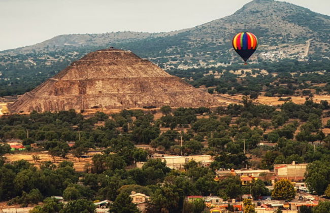 Teotihuacán Private Hot Air Balloon Flight - Foto 4