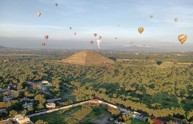 Teotihuacán Private Hot Air Balloon Flight - Foto 2