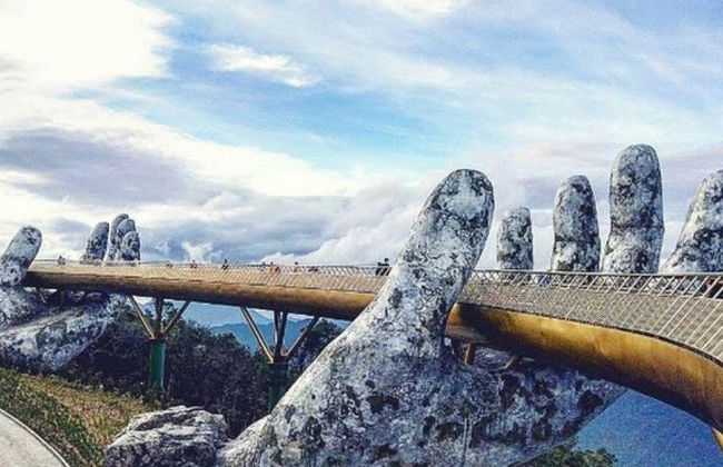 A Ponte Dourada nas Colinas de Ba Na - Tour de dia inteiro - Foto 3